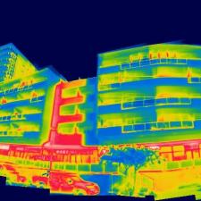 Thermal imaging of buildings